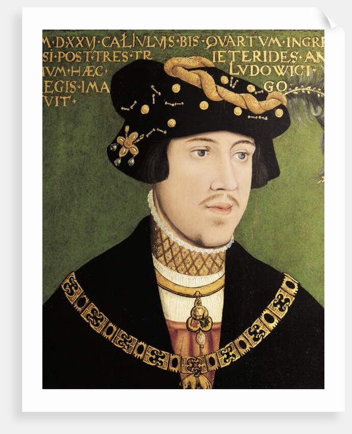Portrait of Louis II of Hungary, King of Hungary, Bohemia and Croatia by European School