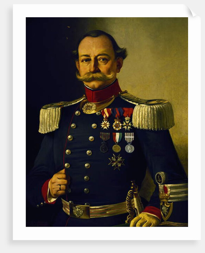 Portrait of Italian Colonel by Pietro Baldini