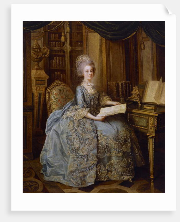 La Petite Reine or Portrait of Madame Sophie, c.1770-74 by Lié Louis Périn Salbreux