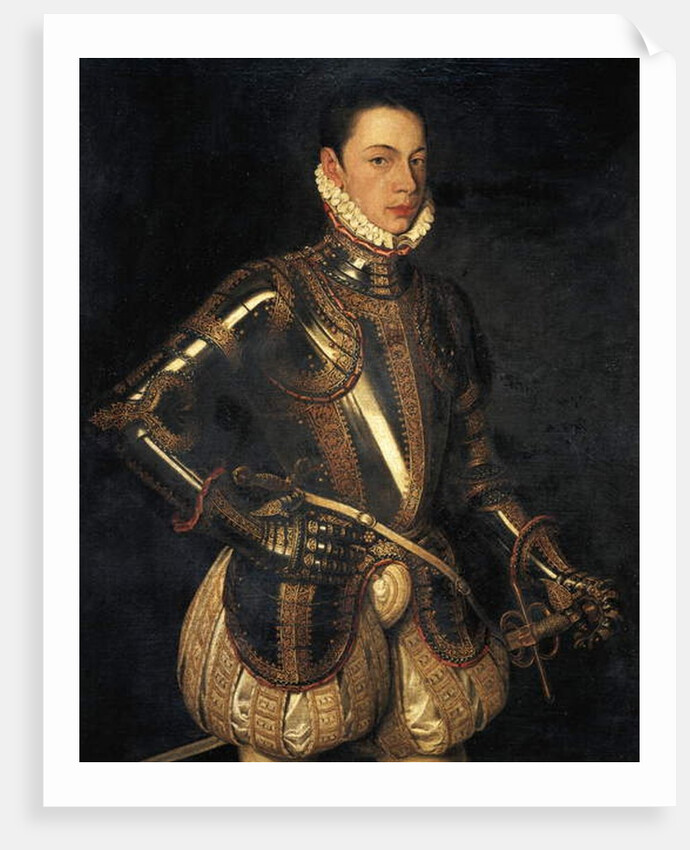 Portrait of Alessandro Farnese by Alonso Sanchez Coello