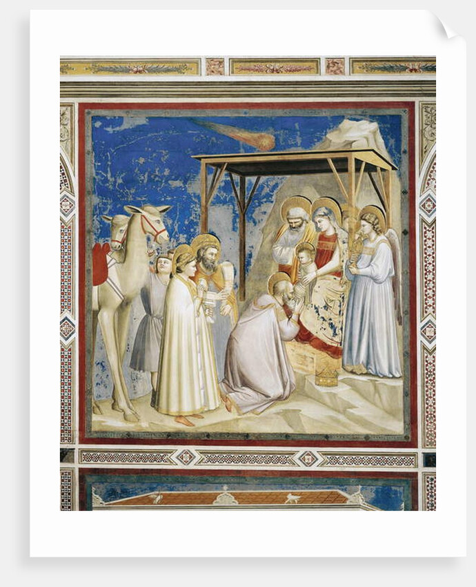 Adoration of the Magi in the Scrovegni Chapel, Padua, 1303-05 by Giotto