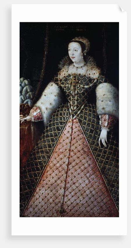 Portrait of Catherine de Medici, Queen Consort of King Henry II of Valois, c.1547-59 by Anonymous