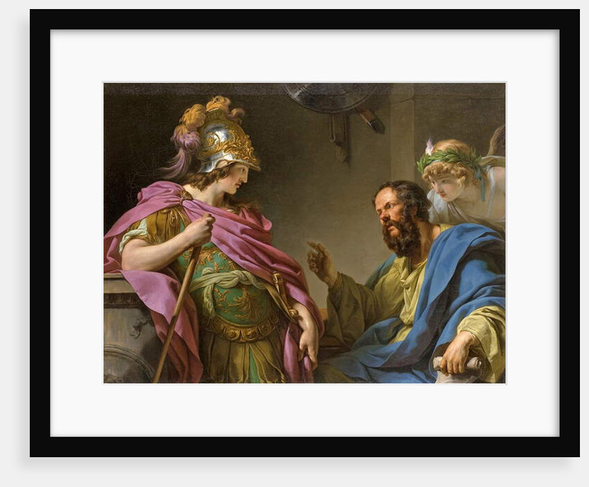 Alcibiades being taught by Socrates, 1776 by Francois Andre Vincent