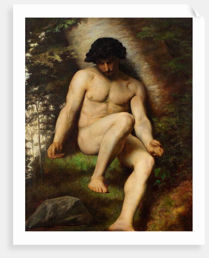 Study of Adam for Paradis perdu, c.1863 by Alexandre Cabanel