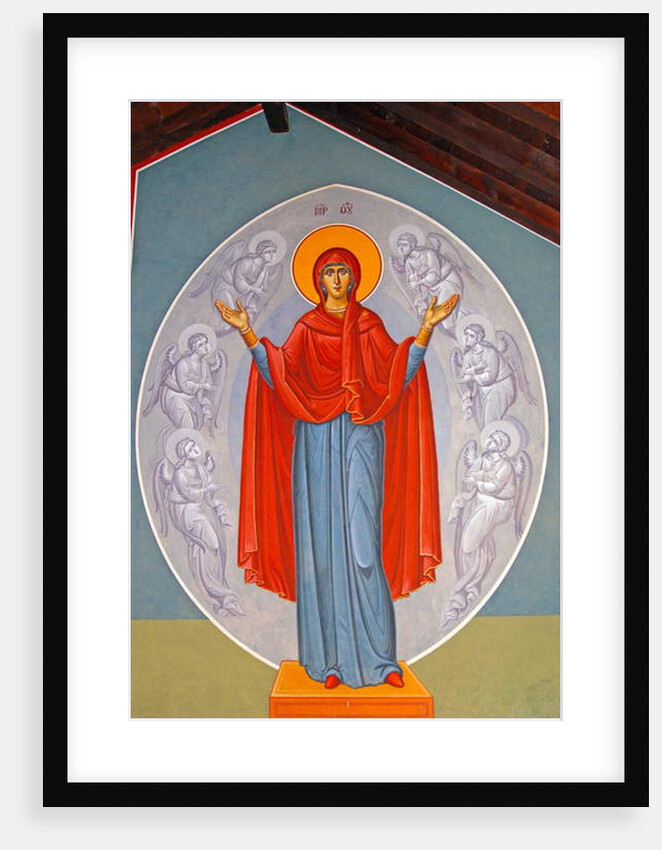 The Virgin Mary surrounded by angels, Cyprus by Cypriot Cypriot