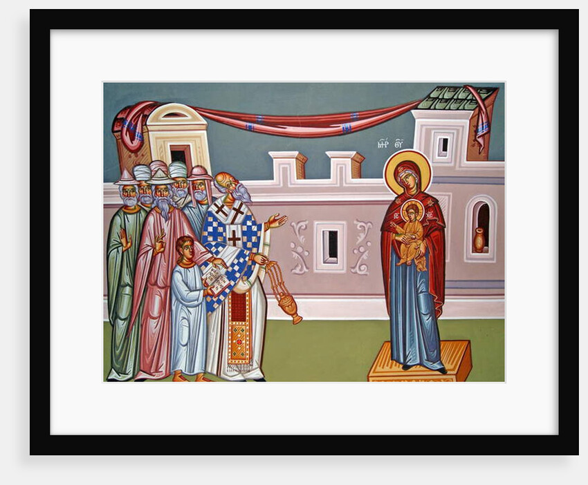 Mural depicting the Madonna and Child, Cyprus by Cypriot Cypriot