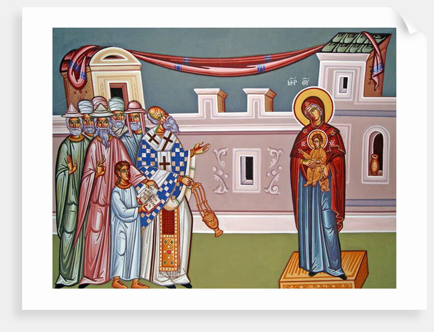 Mural depicting the Madonna and Child, Cyprus by Cypriot Cypriot