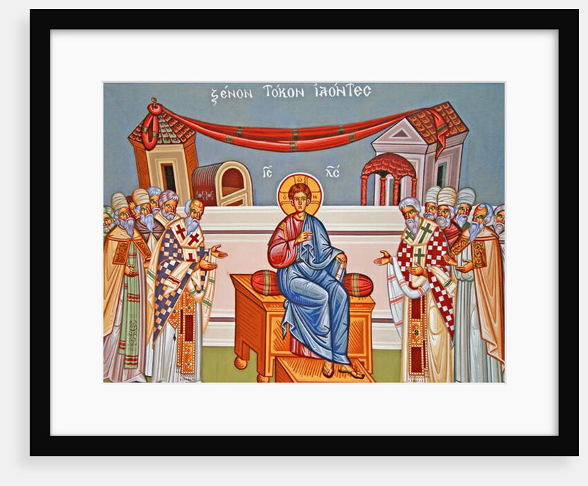 Depiction of Christ in the Temple, Luke 2.22-40, Cyprus by Cypriot Cypriot