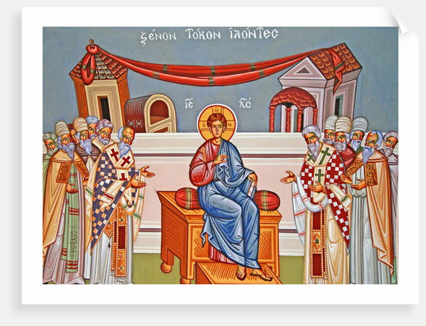 Depiction of Christ in the Temple, Luke 2.22-40, Cyprus by Cypriot Cypriot