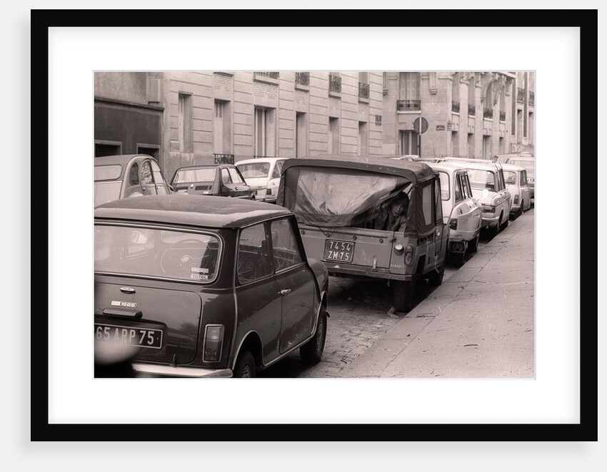 Actor Renaud on set on a movie, 1975 by Didier Gaillard