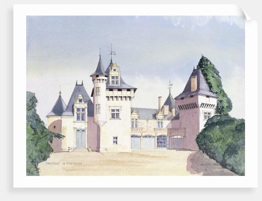 Chateau a Fontaine, 1995 by David Herbert