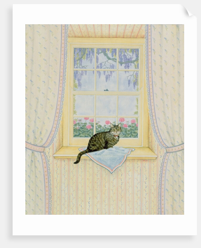 Wisteria Cat by Ditz Ditz