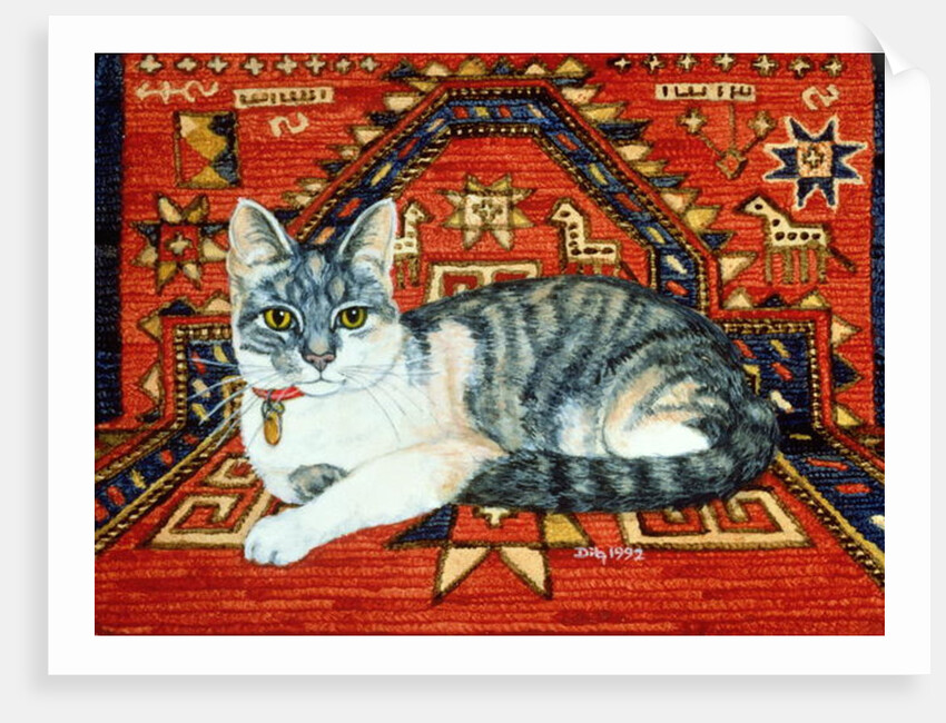 First Carpet-Cat-Patch, 1992 by Ditz Ditz