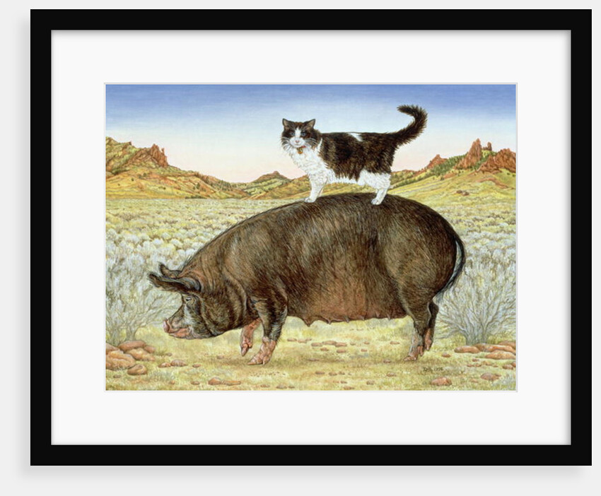 Piggyback-Riding at Breteche Creek, 1995 by Ditz Ditz