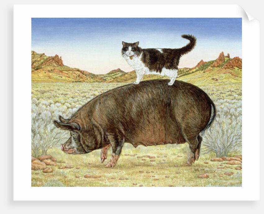 Piggyback-Riding at Breteche Creek, 1995 by Ditz Ditz