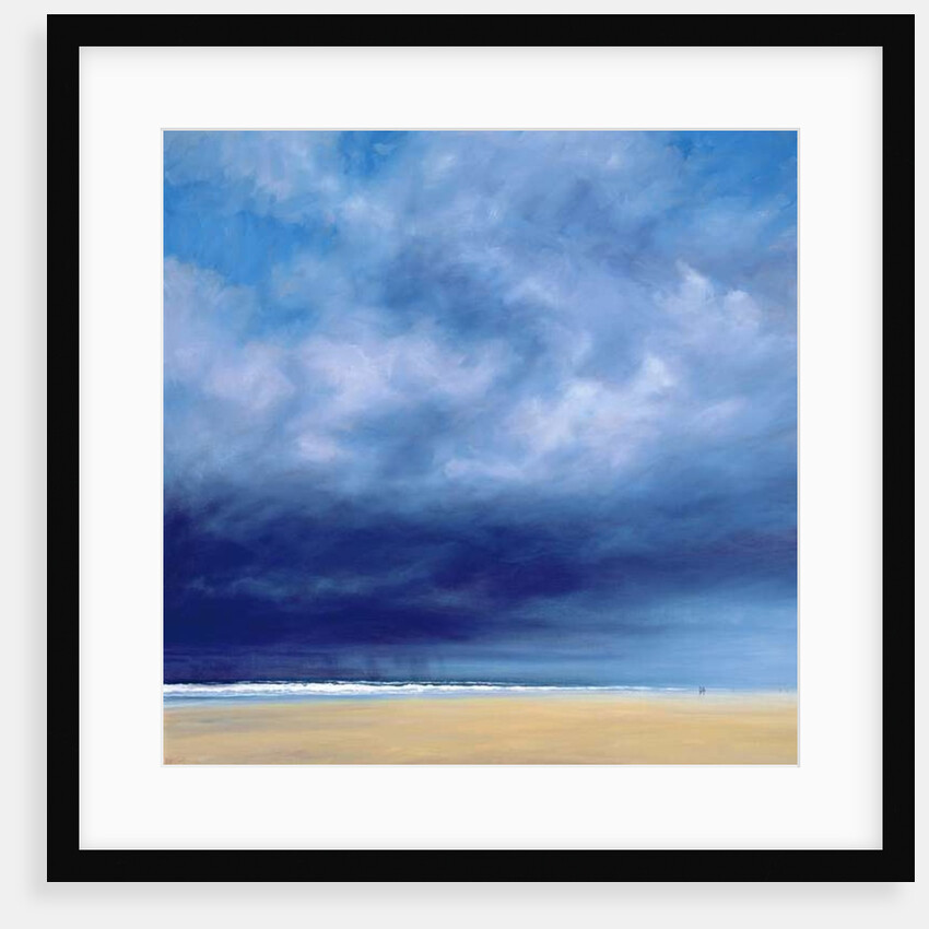 Rainstorm off Holkham Beach by Derek Hare