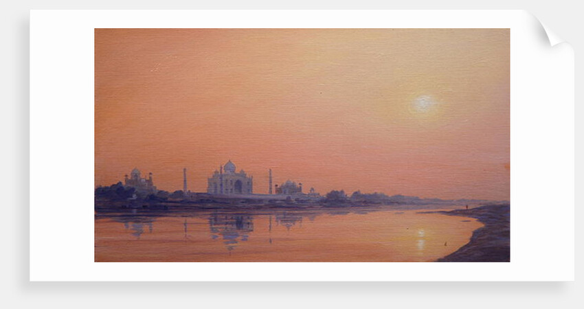 Sundown on the Yamuna by Derek Hare