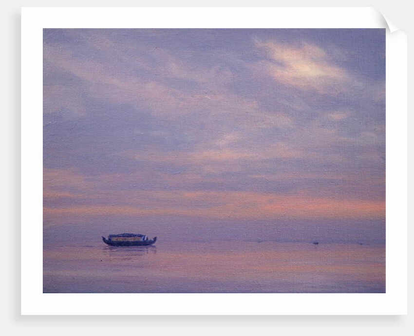 Fishing Boat on Vembanad Lake, Kerala by Derek Hare