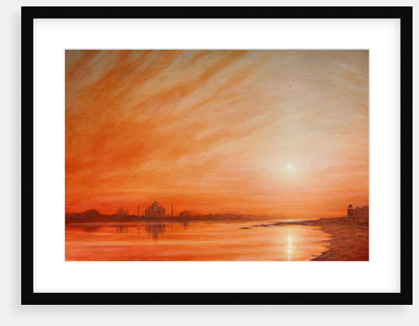 Taj Mahal at Sunset by Derek Hare