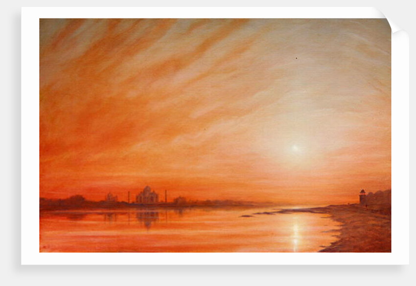Taj Mahal at Sunset by Derek Hare