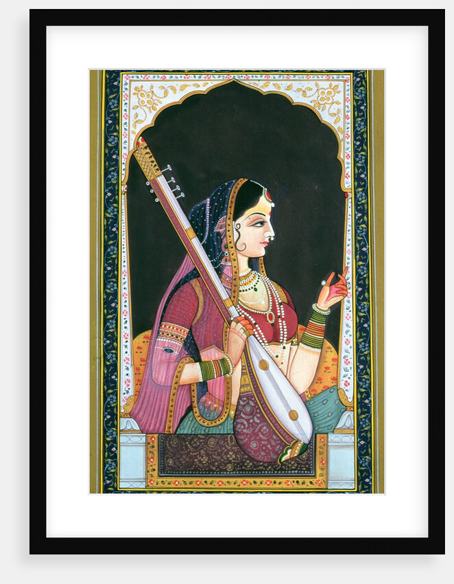 Musician Lady by School Indian