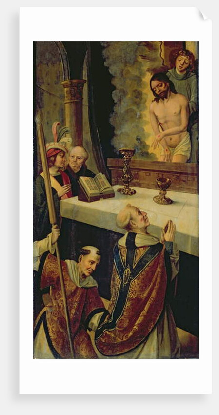 The Mass of St Gregory by Belgian School