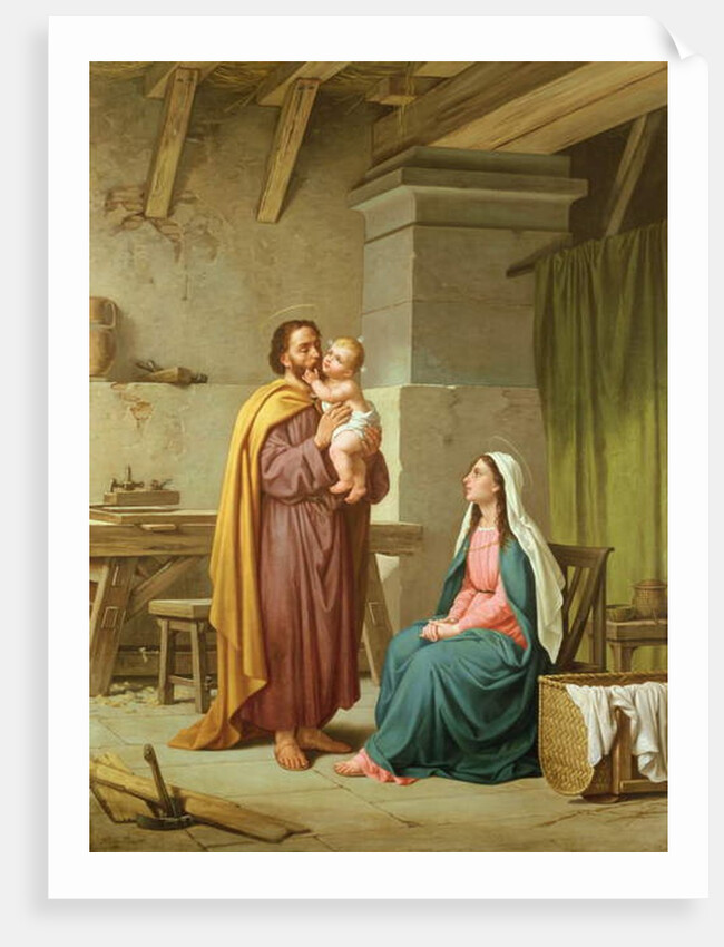 The Holy Family in St Joseph's Workshop by Pietro Pezzati