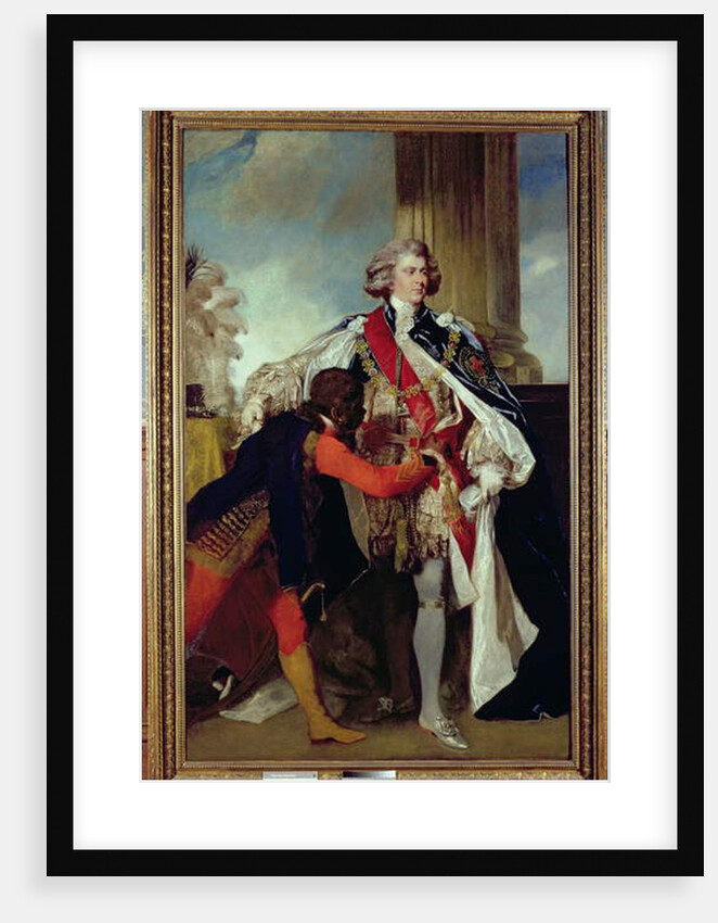 George IV when Prince of Wales with a negro page, 1787 by Joshua Reynolds