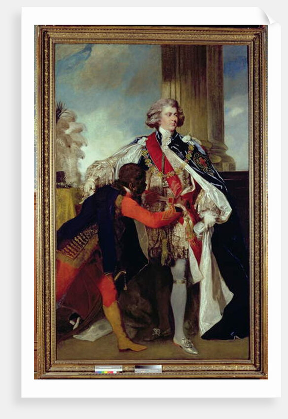 George IV when Prince of Wales with a negro page, 1787 by Joshua Reynolds