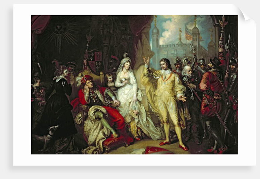 Thomas Howard, Earl of Surrey, defending his allegiance to Richard III before Henry VII after the Battle of Bosworth, 1797 by Mather Brown
