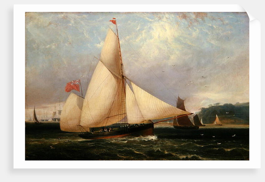 The 12th Duke of Norfolk's Yacht 'Arundel' by Thomas Luny