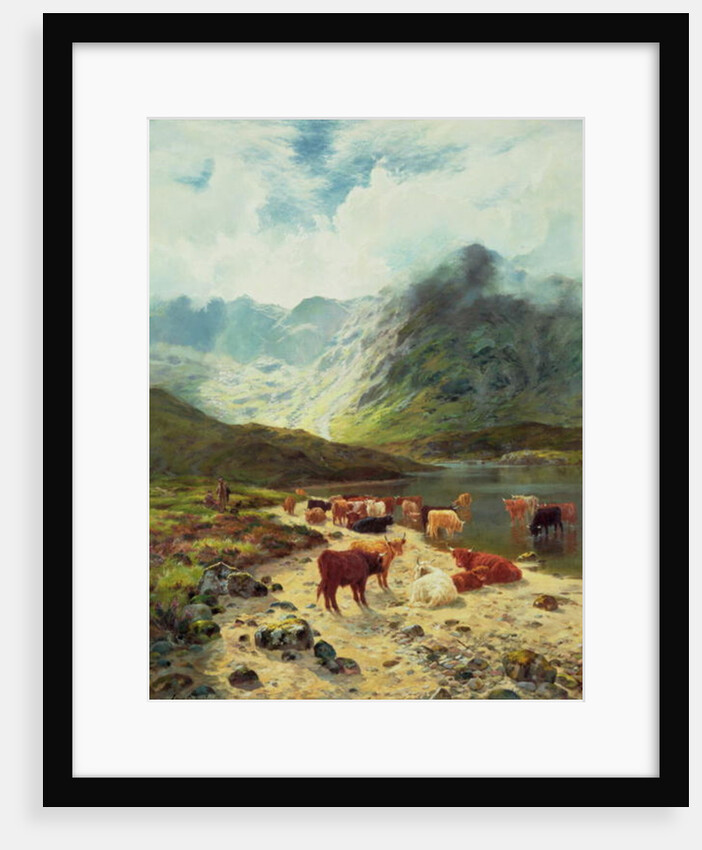 Ross-shire Loch, 1888 by Louis Bosworth Hurt