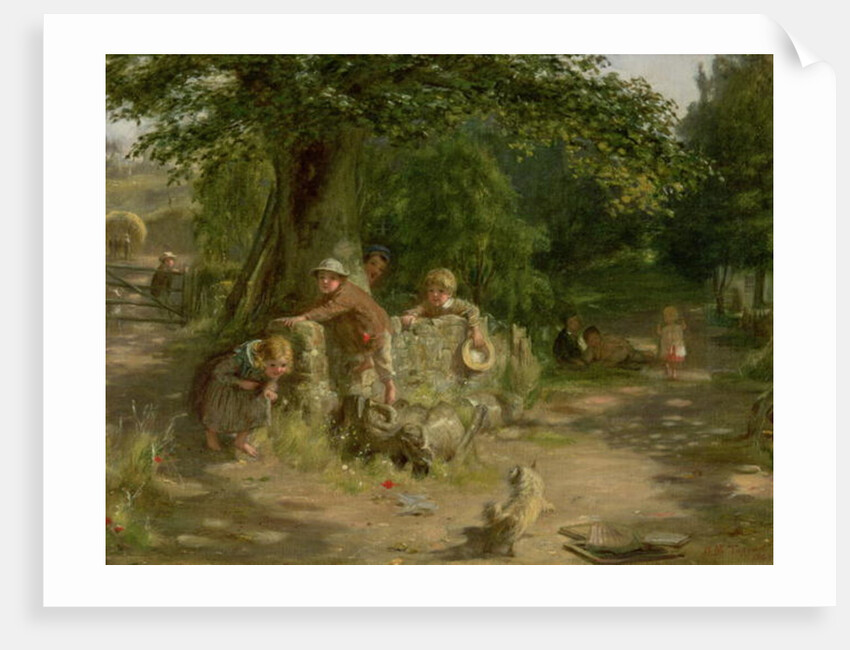 Playmates, 1867 by William McTaggart