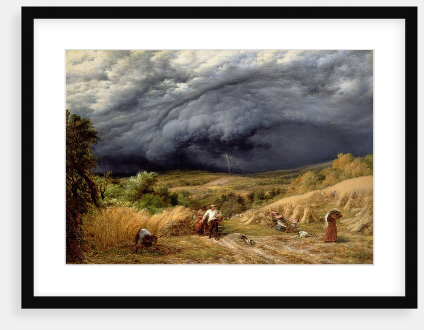 Storm in Harvest, 1856 by John Linnell