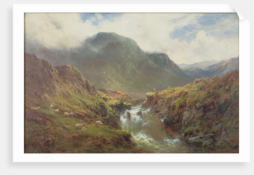 The Falls of Foyers by Alfred de Breanski