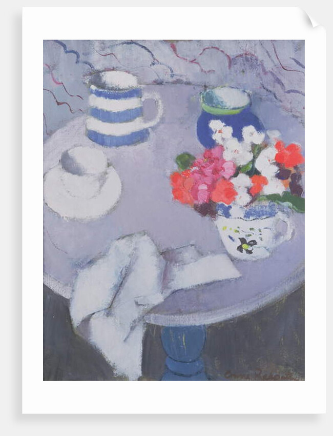 Still Life with Table by Anne Redpath
