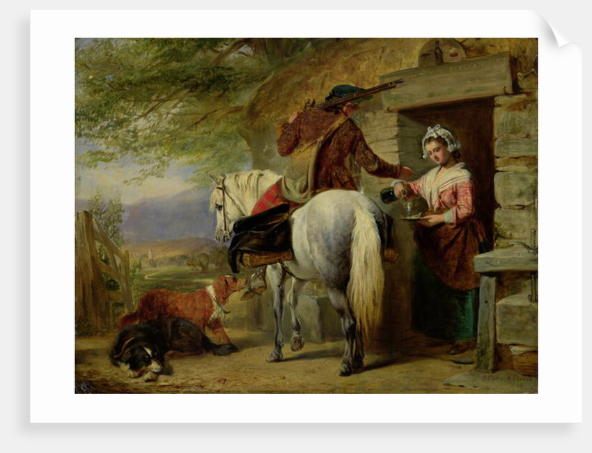 A Scotch Roadside Inn, 1850 by John Phillip