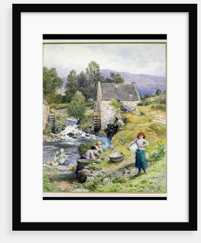 A Mill Pool by Myles Birket Foster