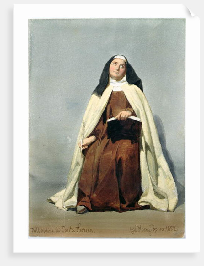 A Nun of the Order of St Theresa, 1852 by Carl Haag