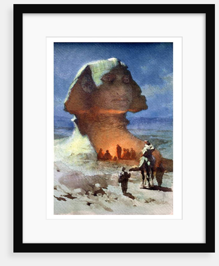 A Night Encampment before the Sphinx by Carl Haag