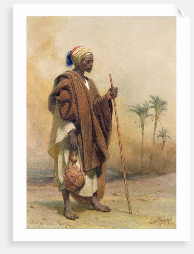 An Egyptian Haji, 1858 by Carl Haag