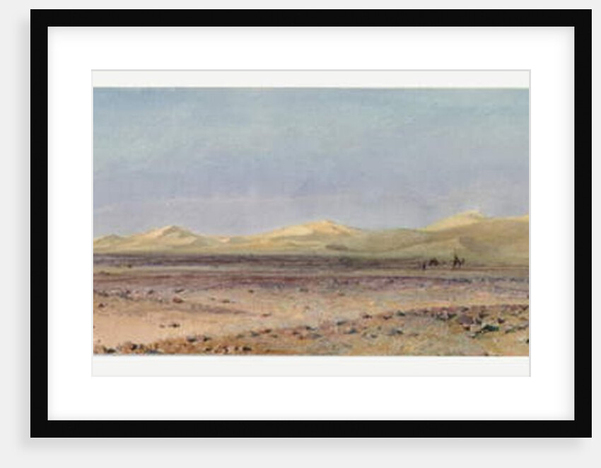 Sand Hills on the Road to Suez, 1859 by Carl Haag
