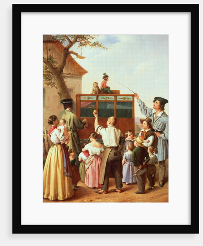 The travelling organ grinder, 1842 by Edouard Klieber