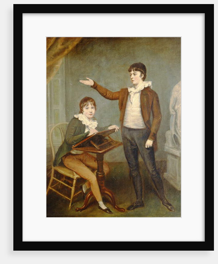 The Ford Brothers in an interior by John Opie