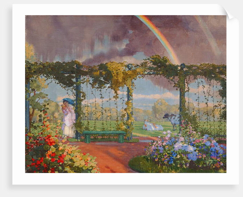 Landscape with a Rainbow, 1915 by Konstantin Andreevic Somov