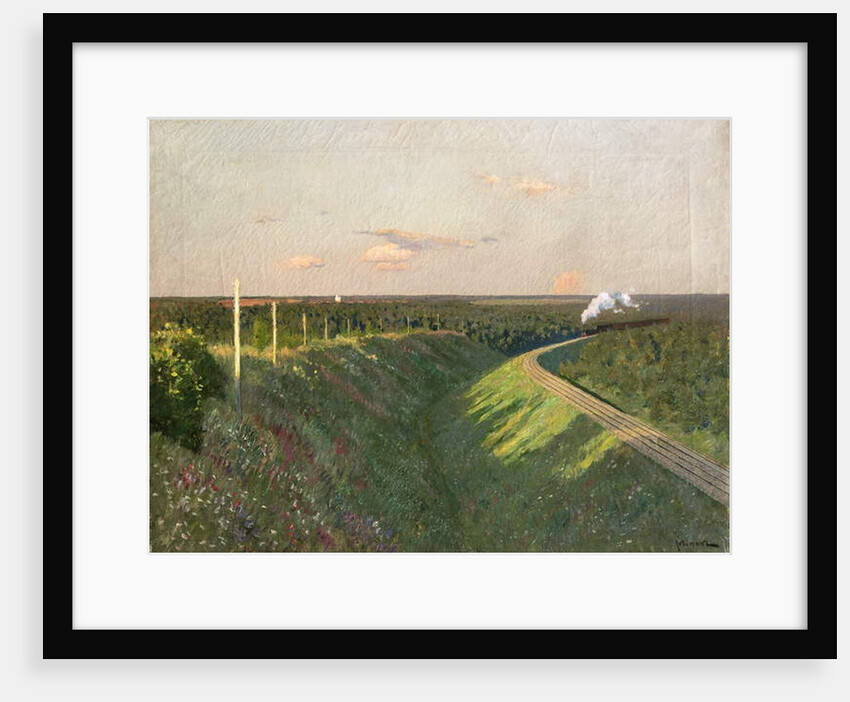 A Train on its Journey by Isaak Ilyich Levitan