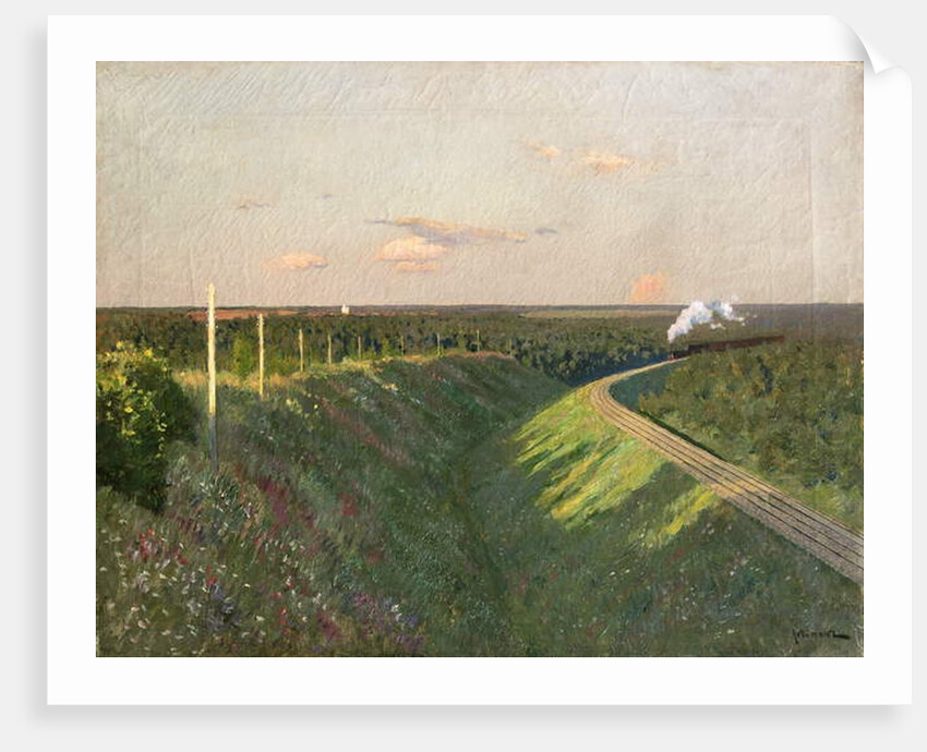 A Train on its Journey by Isaak Ilyich Levitan