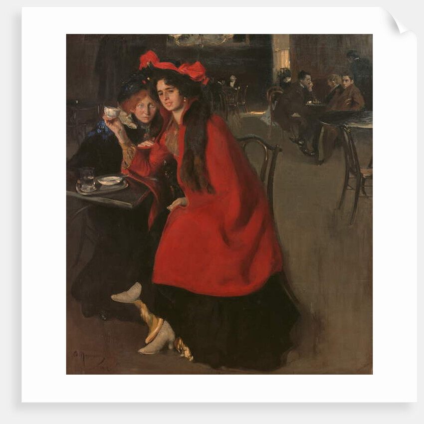 In a Cafe, 1902 by A. A. Murashko