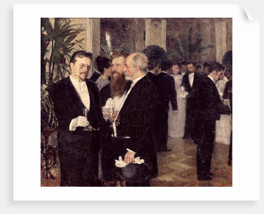 At the Ball, 1900 by Peter Alexandrovich Nilus
