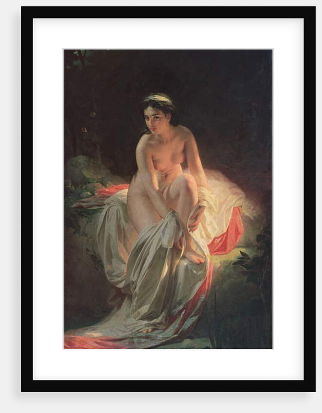 Woman Bathing, 1875 by Andrej Franzowitsch Belloli